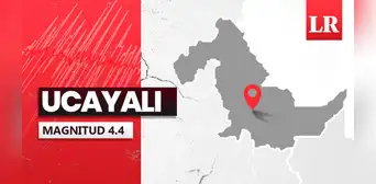 Temblor de magnitud 4.4 se sintió en Ucayali hoy, según IGP