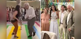 Mario Vargas Llosa y Patricia Llosa se reencuentran y bailan huayno en el matrimonio de su nieta