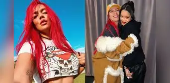 Karol G: el curioso error por el que conoció a su ídola Rihanna en el Super Bowl Karol G: el curioso error por el que conoció a su ídola Rihanna en el Super Bowl