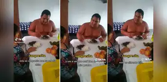 Peruano enseña a comer sangrecita a su hija y se lleva los aplausos de miles en TikTok