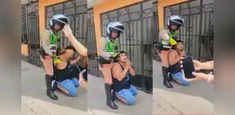"No seas malita, perdóname": ladrón pide disculpas luego de robar y ser capturado por la PNP "No seas malita, perdóname": ladrón pide disculpas luego de robar y ser capturado por la PNP