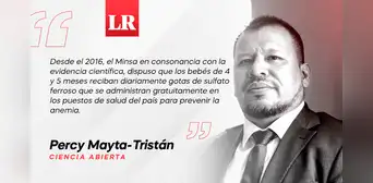 Gotas contra la anemia, por Percy Mayta-Tristán