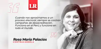 Operación desprestigio, por Rosa María Palacios Operación desprestigio, por Rosa María Palacios