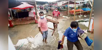 Población de 231 distritos en peligro ante intensas lluvias Población de 231 distritos en peligro ante intensas lluvias