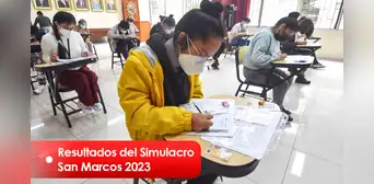 Resultados del simulacro del examen de San Marcos 2023: revisa los mejores puntajes por carrera Resultados del simulacro del examen de San Marcos 2023: revisa los mejores puntajes por carrera