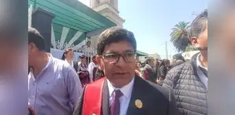Presidente de la Asamblea Nacional de Gobiernos Regionales pide mantener la paz durante protestas Presidente de la Asamblea Nacional de Gobiernos Regionales pide mantener la paz durante protestas