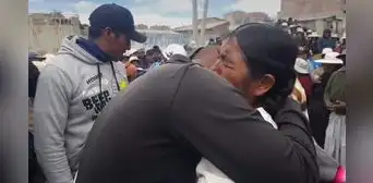 Emotivo reencuentro: madre se encuentra con hijo militar rescatado en Puno Emotivo reencuentro: madre se encuentra con hijo militar rescatado en Puno