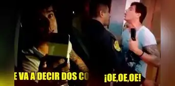 Joselito Carrera enfrenta a la Policía durante intervención: "Si te crees macho, sácate el uniforme" Joselito Carrera enfrenta a la Policía durante intervención: "Si te crees macho, sácate el uniforme"