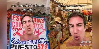 Extranjero queda sorprendido al comprar en mercado peruano y lo compara con EE. UU.: "Me dicen churro o colorado"