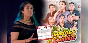 Azucena Calvay lanza comunicado tras polémica presentación con Los Rebeldes de la Cumbia Azucena Calvay lanza comunicado tras polémica presentación con Los Rebeldes de la Cumbia