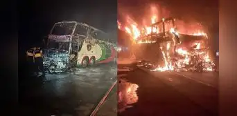 Hay 4 menores entre las víctimas de incendio de bus en Áncash, según Fiscalía Hay 4 menores entre las víctimas de incendio de bus en Áncash, según Fiscalía