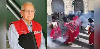 Ministro Becerra ofende a mujeres aimaras en protestas: "Ni siquiera los animales exponen a sus hijos"