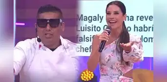 María Pía trolea a Luisito Caycho: “Veo tus lentes Louis Vuitton y digo, ¿serán originales?”