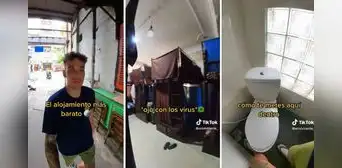 Joven muestra cómo es el "hotel más barato del mundo" y usuarios no lo pueden creer