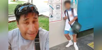 Danny Rosales triste por no acompañar a su hijo en su primer día de clases: “Perdóname”