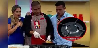 'Chef del pueblo' se quedó sin gas en pleno programa de "América hoy": "Me voy con dignidad"