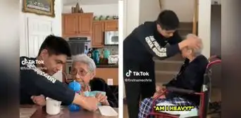 Joven lleva cuidando 7 años a su abuelita de 96 para evitar que la lleven a un asilo Joven lleva cuidando 7 años a su abuelita de 96 para evitar que la lleven a un asilo