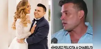 Christian Domínguez felicita a 'Chabelita' por su boda con Rodney Rodríguez Christian Domínguez felicita a 'Chabelita' por su boda con Rodney Rodríguez