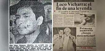 ¿Te acuerdas del 'Loco' Vicharra?: la historia del criminal que aterrorizó Lima en los 80 y murió en su ley ¿Te acuerdas del 'Loco' Vicharra?: la historia del criminal que aterrorizó Lima en los 80 y murió en su ley