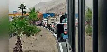 VES: continúa congestión vehicular en la Panamericana Sur tras accidente de motorizado VES: continúa congestión vehicular en la Panamericana Sur tras accidente de motorizado