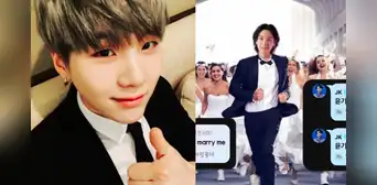 "Yoongi, cásate conmigo": idols de BTS 'proponen' matrimonio a Suga y alborotan a fans ARMY "Yoongi, cásate conmigo": idols de BTS 'proponen' matrimonio a Suga y alborotan a fans ARMY