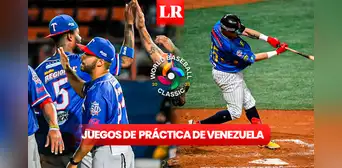 ¿Cuáles son los juegos de práctica de Venezuela antes del Clásico Mundial de Béisbol 2023?