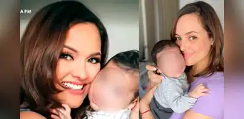 Carla Tello presenta a su bebé en TV a 3 meses de dar a luz y no descarta un segundo hijo
