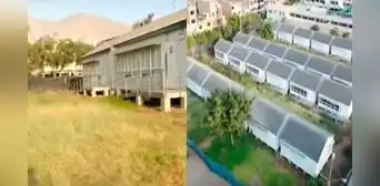 SJL: colegio temporal instalado en gobierno de Vizcarra nunca funcionó y ahora es un fumadero SJL: colegio temporal instalado en gobierno de Vizcarra nunca funcionó y ahora es un fumadero