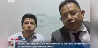 Prisión preventiva para Pedro Castillo y exministro Juan Silva