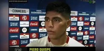 Quispe alabó a Fossati y lo comparó con Compagnucci: "El 'profe' nos dio mucha confianza" Quispe alabó a Fossati y lo comparó con Compagnucci: "El 'profe' nos dio mucha confianza"