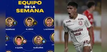 Conmebol destacó a Piero Quispe: volante de la U aparece en el XI ideal de la Sudamericana Conmebol destacó a Piero Quispe: volante de la U aparece en el XI ideal de la Sudamericana