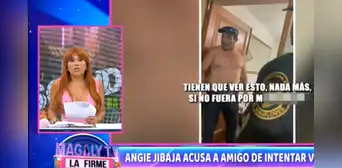 Angie Jibaja denunció por agresión física y psicológica a Víctor Zamora Angie Jibaja denunció por agresión física y psicológica a Víctor Zamora