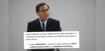 Martín Vizcarra: Poder Judicial rechaza amparo del expresidente para anular inhabilitación de 10 años
