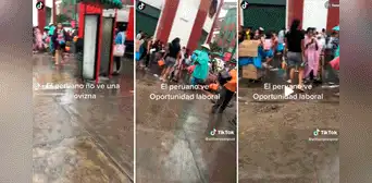 Emprendedores peruanos ven oportunidad laboral ante lluvias: venta de capas plásticas para la ropa Emprendedores peruanos ven oportunidad laboral ante lluvias: venta de capas plásticas para la ropa