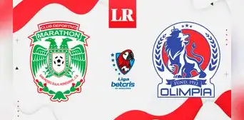¿A qué hora juegan Marathón vs. Olimpia EN VIVO por la Liga BetCris de Honduras?