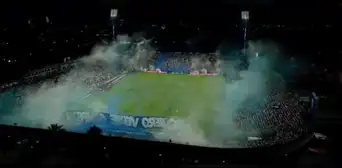 El monumental recibimiento de hinchas a Alianza Lima: mosaico, globos y el cántico del "Bicampeón"