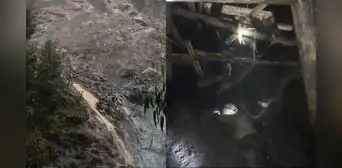 "¡Lo tapó!": precisos instantes en que avalancha derrumba mina de carbón en Santiago de Chuco "¡Lo tapó!": precisos instantes en que avalancha derrumba mina de carbón en Santiago de Chuco