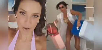 María Pía Copello sufre fuerte caída cuando grababa un tiktok: “Todo por ustedes”