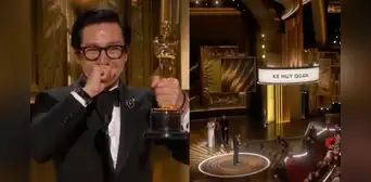 "Mamá, me gané un Oscar": Jonathan Ke Quan gana su primer premio y Hollywood lo halaga de pie