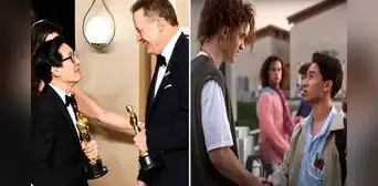 Brendan Fraser y Ke Huy Quan trabajaron juntos hace 31 años y ahora ganaron su primer Oscar Brendan Fraser y Ke Huy Quan trabajaron juntos hace 31 años y ahora ganaron su primer Oscar