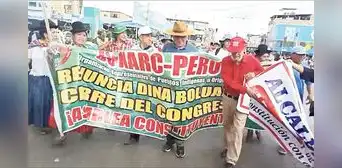 Protesta contra Dina Boluarte se traslada al sur de Lima Protesta contra Dina Boluarte se traslada al sur de Lima