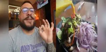 'Cholo' Mena prueba ceviche a la brasa en Surquillo y queda impactado con el sabor 'Cholo' Mena prueba ceviche a la brasa en Surquillo y queda impactado con el sabor