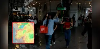 Ciudadanos reportan truenos y fuertes lluvias en Carabayllo