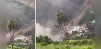 Huaico arrasa con parte de centro poblado en La Libertad: captan el preciso momento Huaico arrasa con parte de centro poblado en La Libertad: captan el preciso momento