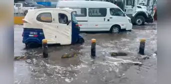 Chorrillos: reportan aniego cerca a av. Guardia Civil a causa de las lluvias y acumulación de basura