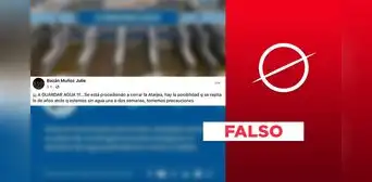 No, Sedapal no ha anunciado que "cerrará la Atarjea" a causa de las lluvias en Lima