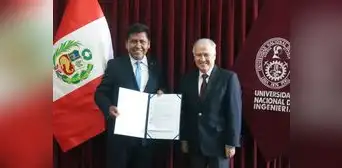 Gobernador de Puno, Richard Hancco, y rector de la UNI, Alfonso López Chau, suscribieron convenio interinstitucional Gobernador de Puno, Richard Hancco, y rector de la UNI, Alfonso López Chau, suscribieron convenio interinstitucional