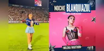 Milena Warthon: así fue la presentación de la cantante peruana en la Noche Blanquiazul Femenina Milena Warthon: así fue la presentación de la cantante peruana en la Noche Blanquiazul Femenina