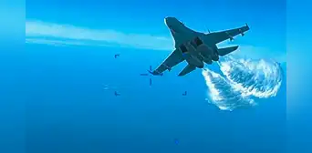 ¿Cómo fue el ataque del caza ruso que derribó el dron estadounidense sobre el mar Negro? ¿Cómo fue el ataque del caza ruso que derribó el dron estadounidense sobre el mar Negro?