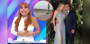 Magaly regaña a Brunella y Richard por no ayudar a damnificados: “Te apropias de la generosidad de otros”
